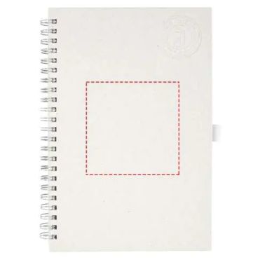 Libreta A5 espiral cartón de leche reciclado