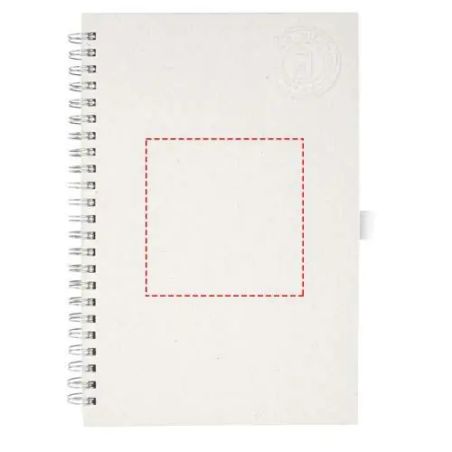 Libreta A5 espiral cartón de leche reciclado