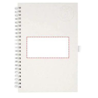 Libreta A5 espiral cartón de leche reciclado