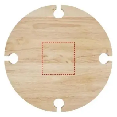 Mesa de pícnic plegable con 4 huecos para vasos