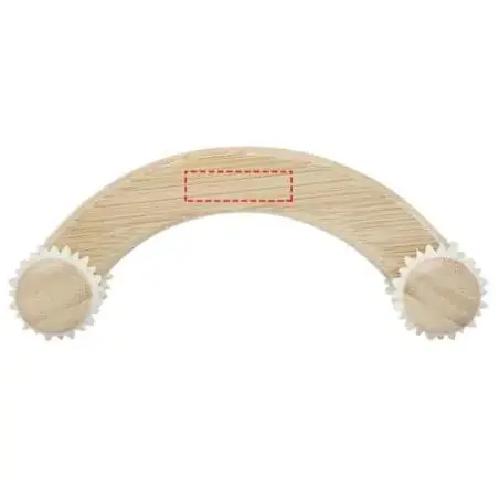 Masajeador manual de bambú 15 cm