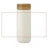 Vaso cerámica doble pared 300 ml bambú antiderrame LFGB FSC - Imagen 6