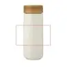 Vaso cerámica doble pared 300 ml bambú antiderrame LFGB FSC - Imagen 10