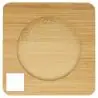 Set 2 tazas borosilicato doble pared 350 ml bambú 10x10 - Imagen 8