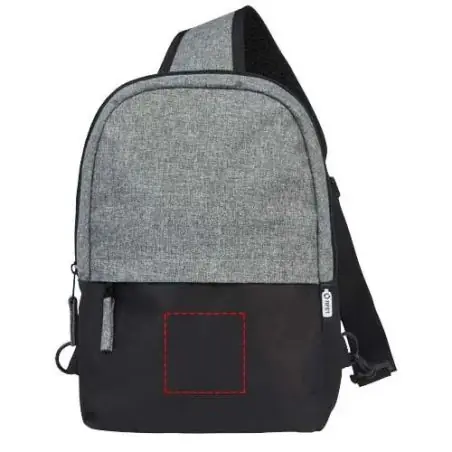 Bandolera GRS reciclada 3.5L dos tonos tablet 12 pulgadas
