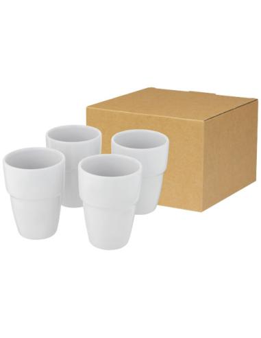 Set de regalo de 4 vasos apilables de 280 ml "Ntiku"