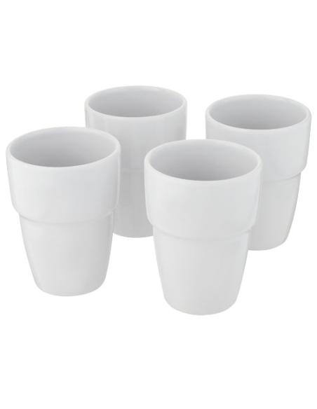 Set de regalo de 4 vasos apilables de 280 ml "Ntiku"