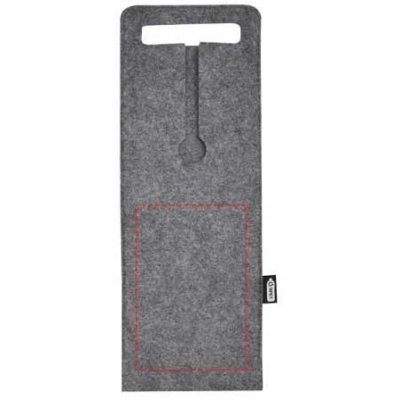 Bolsa vino fieltro reciclado GRS 75 cl