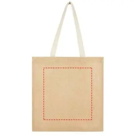 Bolsa tote de yute laminado 7 L 300 g/m²