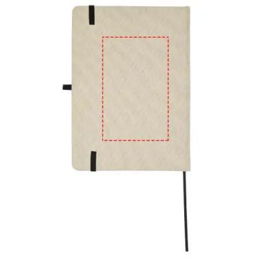 Libreta tapa dura algodón orgánico 120 páginas rayadas