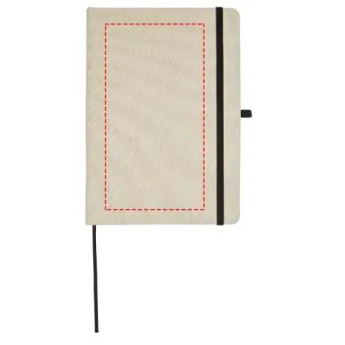 Libreta tapa dura algodón orgánico 120 páginas rayadas