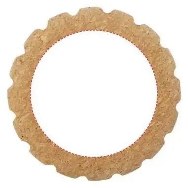 Rodillo yoga corcho 29.5x9.5 cm antideslizante FSC kraft