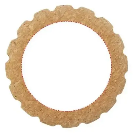 Rodillo yoga corcho 29.5x9.5 cm antideslizante FSC kraft
