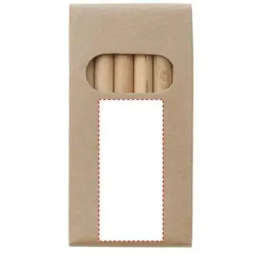 Set para colorear de madera 6 piezas