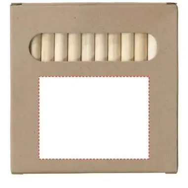 Set para colorear de 12 lápices de álamo