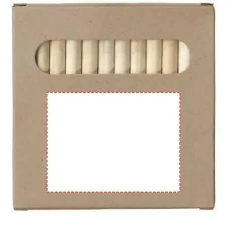 Set para colorear de 12 lápices de álamo