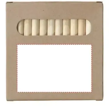 Set para colorear de 12 lápices de álamo