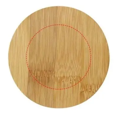 Recipiente vidrio 550 ml tapa bambú