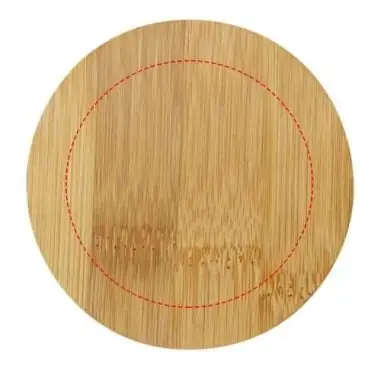 Recipiente vidrio 550 ml tapa bambú