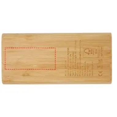 Batería externa bambú 10000 mAh 15,5 W