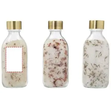 Set sales baño 3 botes vidrio 200 ml