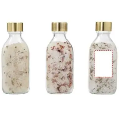 Set sales baño 3 botes vidrio 200 ml