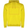 Sudadera capucha bicolor doble tejido hombre canguro - Imagen 16