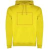 Sudadera capucha bicolor doble tejido hombre canguro - Imagen 19