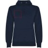 Sudadera capucha bicolor entallada mujer pulgares - Imagen 12