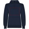 Sudadera capucha bicolor entallada mujer pulgares - Imagen 16