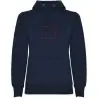 Sudadera capucha bicolor entallada mujer pulgares - Imagen 17