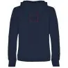Sudadera capucha bicolor entallada mujer pulgares - Imagen 21