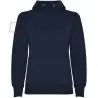 Sudadera capucha bicolor entallada mujer pulgares - Imagen 25