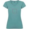 Camiseta mujer cuello pico algodón 155 g/m² OEKO-TEX - Imagen 22