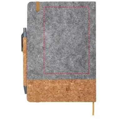 Set libreta A5 corcho fieltro y bolígrafo