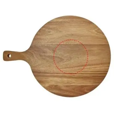 Set pizza acacia tabla 6 ranuras cortador incluido
