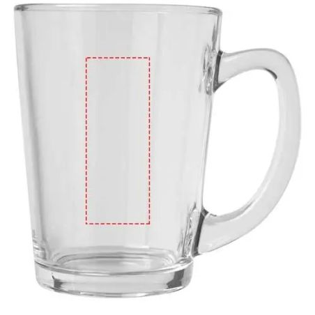 Set 2 vasos de vidrio 310 ml café e infusiones