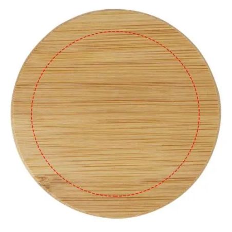 Tetera borosilicato 1 L filtro acero bambú