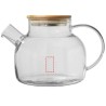 Tetera borosilicato 1 L filtro acero bambú - Imagen 5