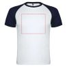 Camiseta deportiva unisex manga corta raglan contraste - Imagen 19