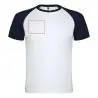 Camiseta deportiva infantil raglán contraste - Imagen 17