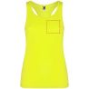 Camiseta deportiva sin mangas mujer espalda cruzada - Imagen 8