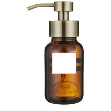Gel baño 250 ml vidrio dispensador latón