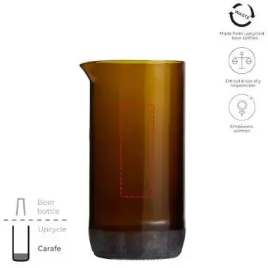 Jarra de agua de vidrio reciclado 430 ml