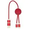 Cable cargador 5 en 1 reciclado 30 cm 27W - Imagen 7