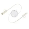 Cable retráctil 5 en 1 reciclado 90 cm 40W - Imagen 14