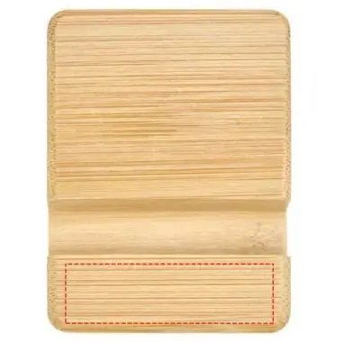 Soporte móvil bambú ergonómico