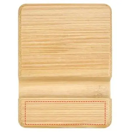 Soporte móvil bambú ergonómico