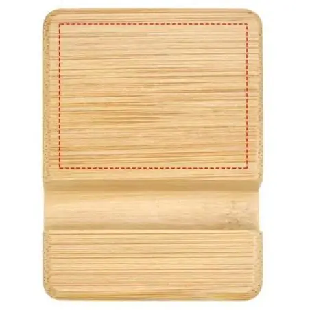 Soporte móvil bambú ergonómico