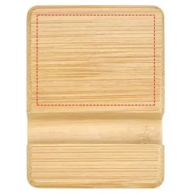 Soporte móvil bambú ergonómico